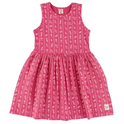 Hot Flowers Stripe Dress 2-8y Kids Dresses & Rompers
