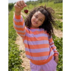 Outlet Flowers Striped Sweatshirt 212 Kids Fleeces And Sweatshirts|Tops