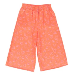 Pants & Jeans>Nano Flowers Wide Leg Pant 2-12 Orange
