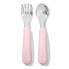 Tableware|Plates & Placemats>Oxo Tot Fork & Spoon Set - Blossom
