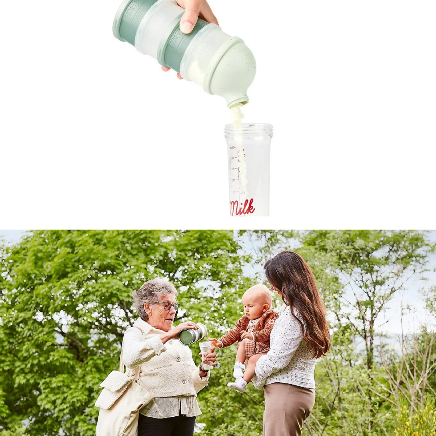 Formula Dispenser - Green Kids Breastfeeding|Snack Bags & Containers