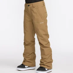 Outerwear|Snowsuits>Volcom Freakin Chino Insulated Pants 8-16y Taupe