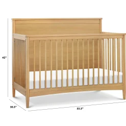 Frem 4-in-1 Convertible Crib - Honey Cribs & Mattresses|Cribs & Mattresses
