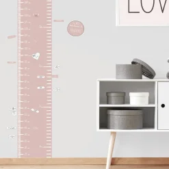FRENCH Lux Modern Growth Chart - Pink Growth Charts|Baby Memories