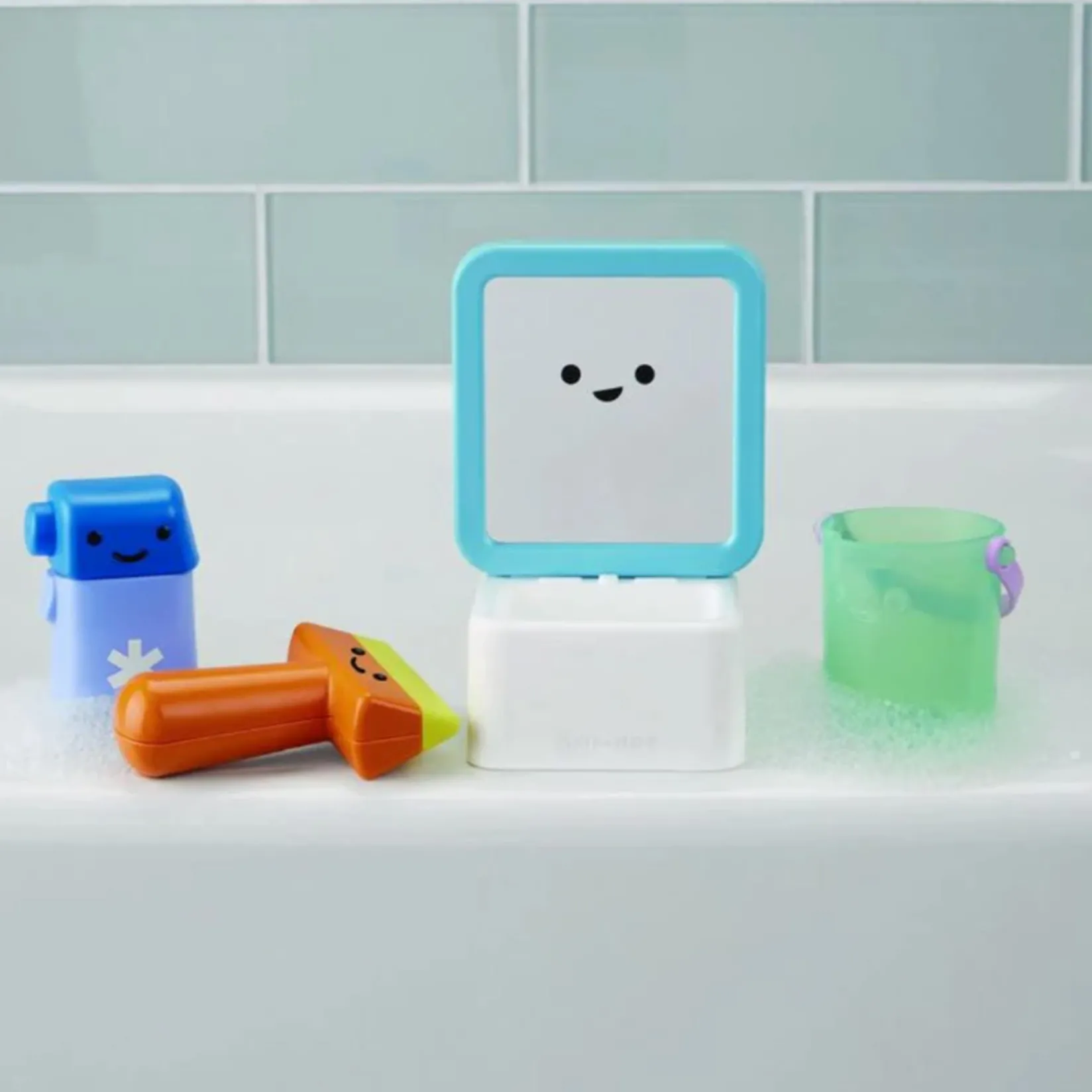 Bath Toys|Bath Accessories>Skip Hop Fresh & Clean Mirror Fun Baby Bath Toy