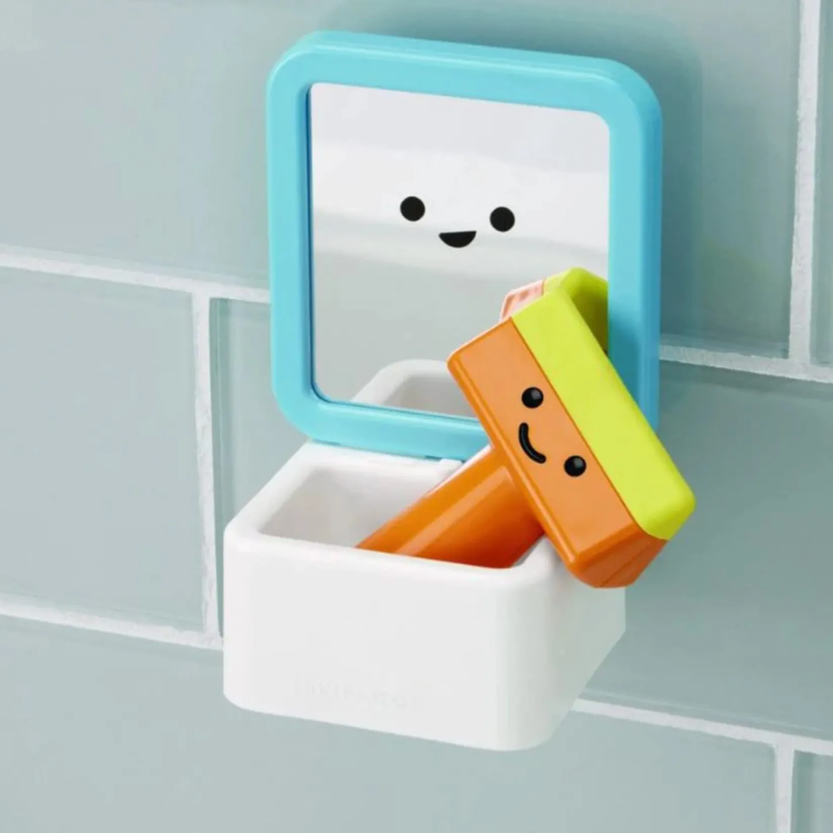 Bath Toys|Bath Accessories>Skip Hop Fresh & Clean Mirror Fun Baby Bath Toy