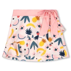 Swimsuits>Deux par Deux Fruit Fiesta Beach Skirt 2-6 Pink