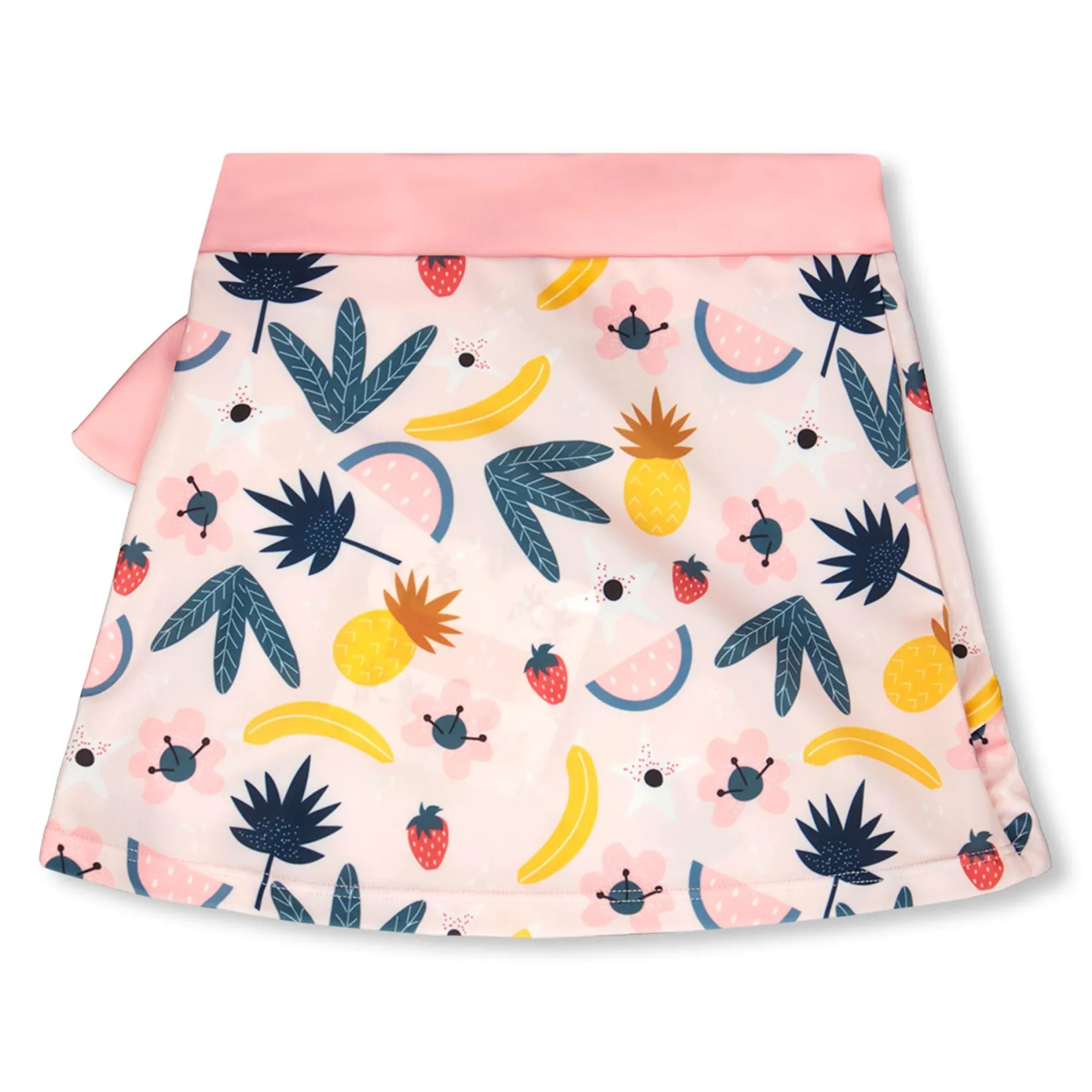 Swimsuits>Deux par Deux Fruit Fiesta Beach Skirt 2-6 Pink