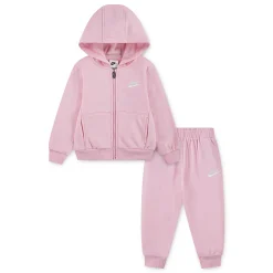 Sportswear|Outfit Sets>Nike Full Zip Club Set 2-6x Pink