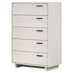 Storage Furniture>South Shore Fynn 5-Drawer Chest - Winter Oak