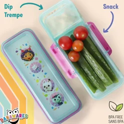 Hot Gabby's Dollhouse Snack Contai Kids Snack Bags & Containers|Tableware