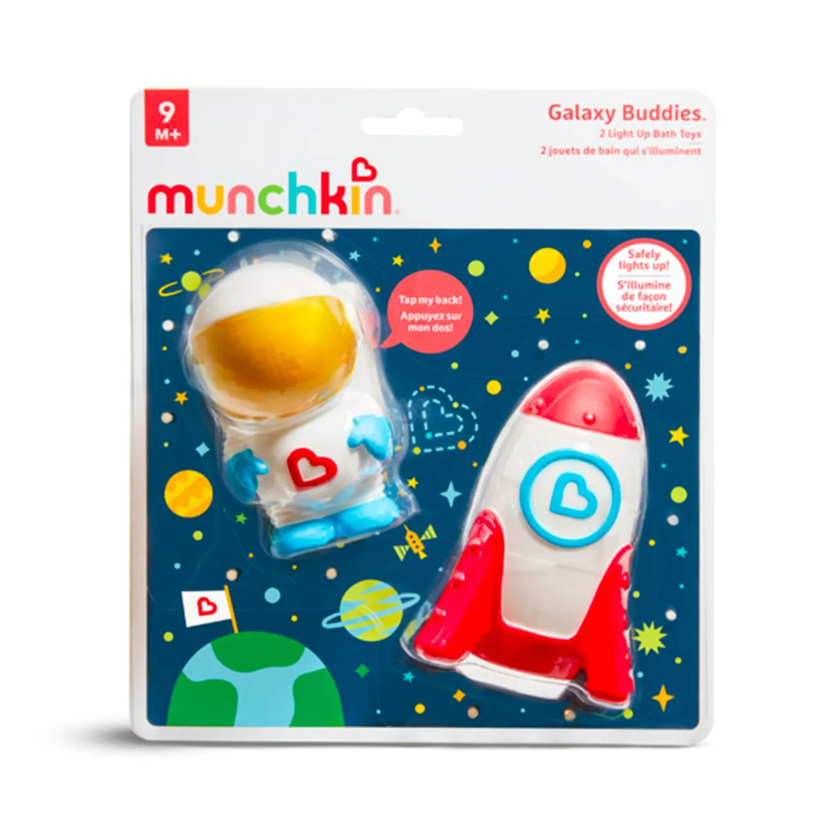Bath Toys|Bath Accessories>Munchkin Galaxy Buddies Light Up Bath Toy