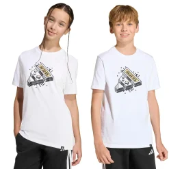 Sportswear|Tops>Adidas Gaming Graphic Tee 8-16y White