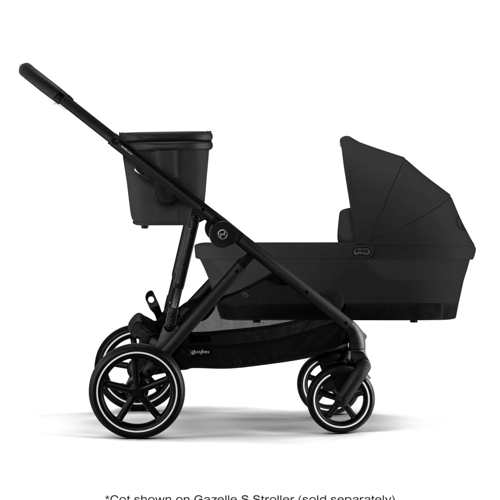 Strollers|Strollers & Trailers>Cybex Gazelle S Cot - Moon Black