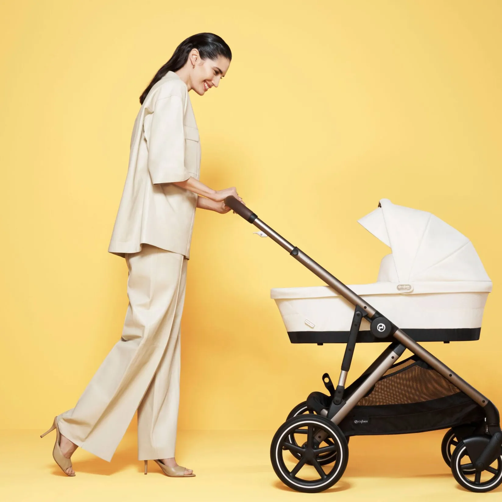 Strollers|Strollers & Trailers>Cybex Gazelle S Cot - Moon Black