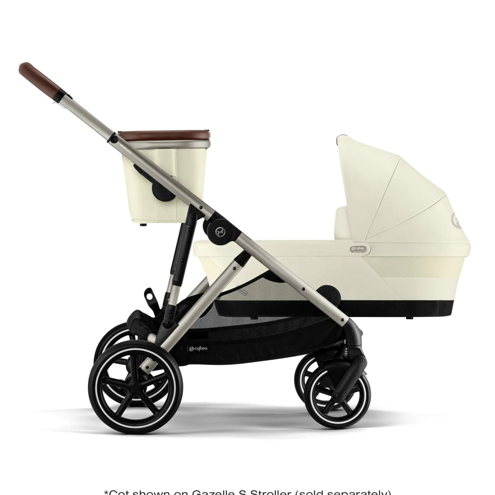 Strollers|Strollers & Trailers>Cybex Gazelle S Cot - Seashell Beige