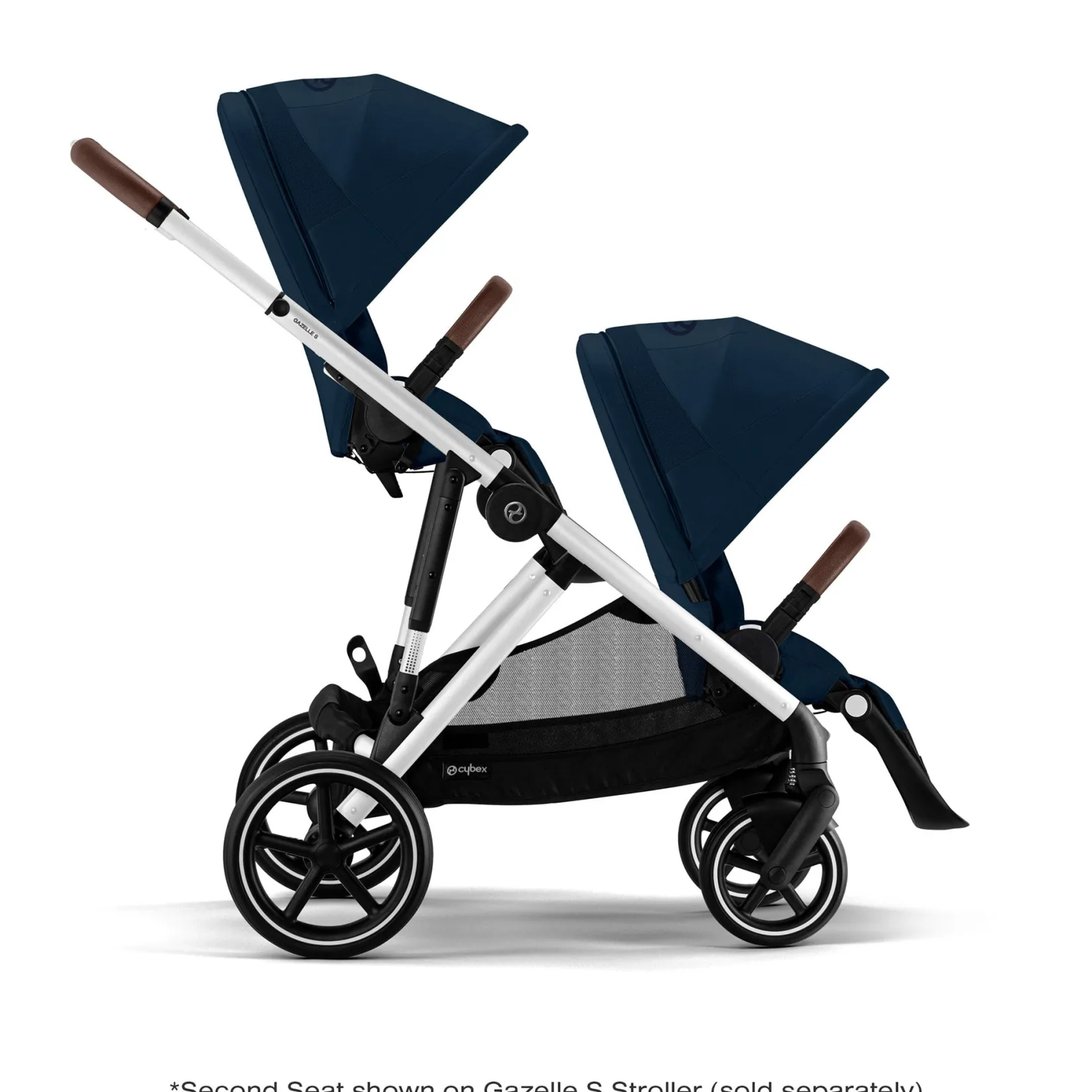 Gazelle S Second Seat – Ocean Blue Kids Strollers|Strollers & Trailers