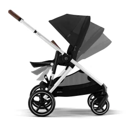 Clearance Gazelle S Stroller - Silver Frame with Moon Black Seat Kids Strollers|Strollers & Trailers