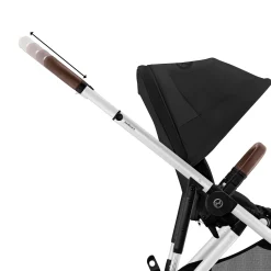 Clearance Gazelle S Stroller - Silver Frame with Moon Black Seat Kids Strollers|Strollers & Trailers