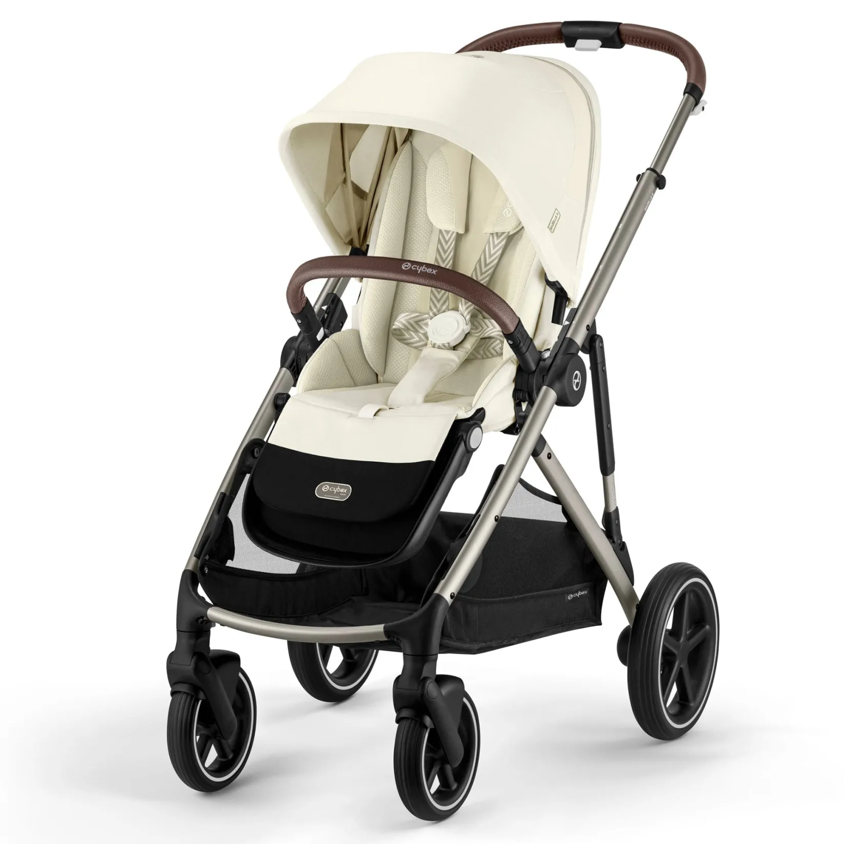 Strollers|Strollers & Trailers>Cybex Gazelle S Stroller - Taupe Frame with Seashell Beige Seat
