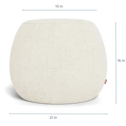 Clearance Gem Pouf Ottoman - Dune Gliders & Rocking Chairs|Gliders & Rocking Chairs