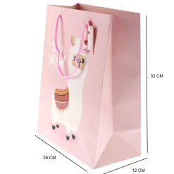 Party Supplies>Bebe Confort Gift Bag - Pink Llama