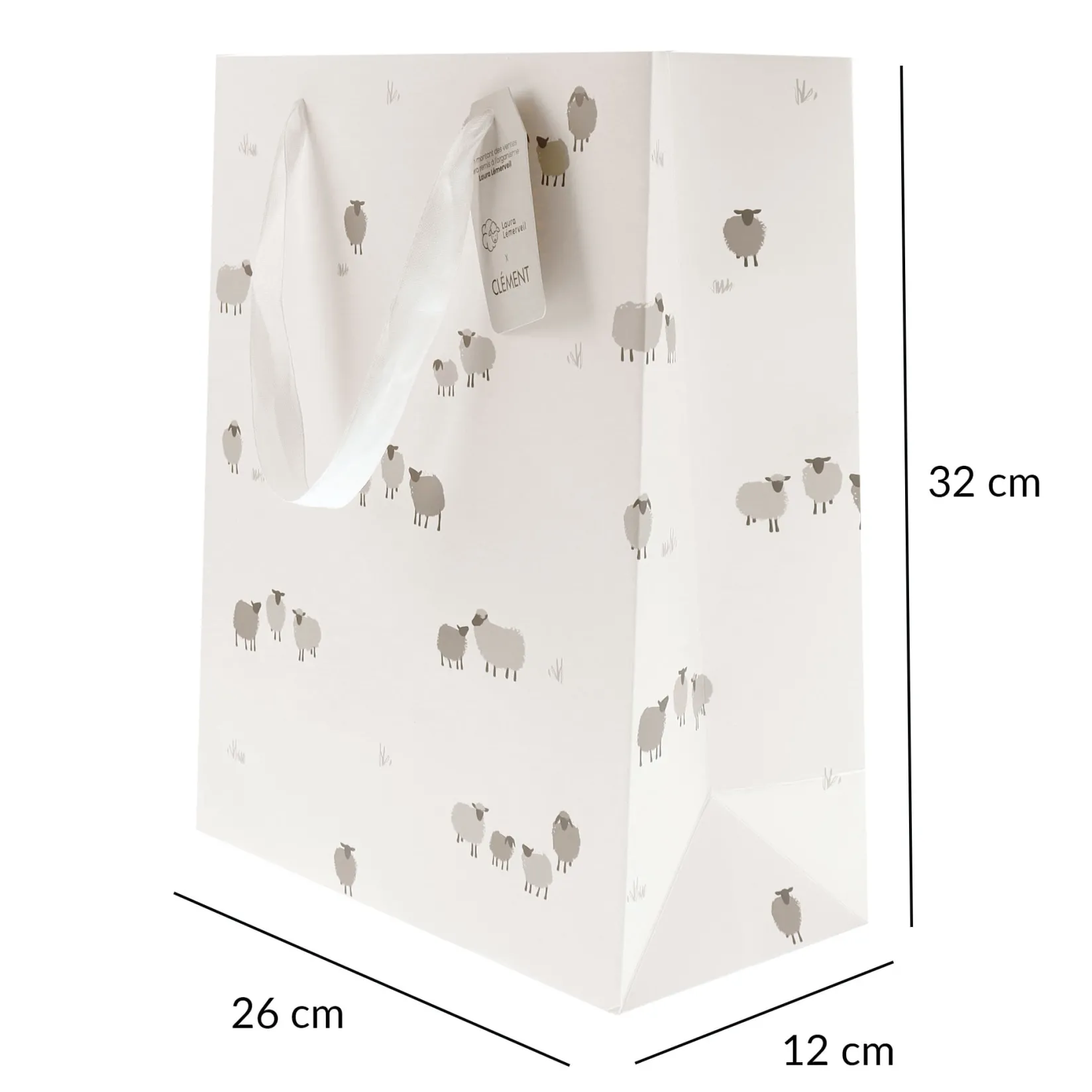New Gift Bag Sheep - Special Edition Laura Lémerveil Party Supplies