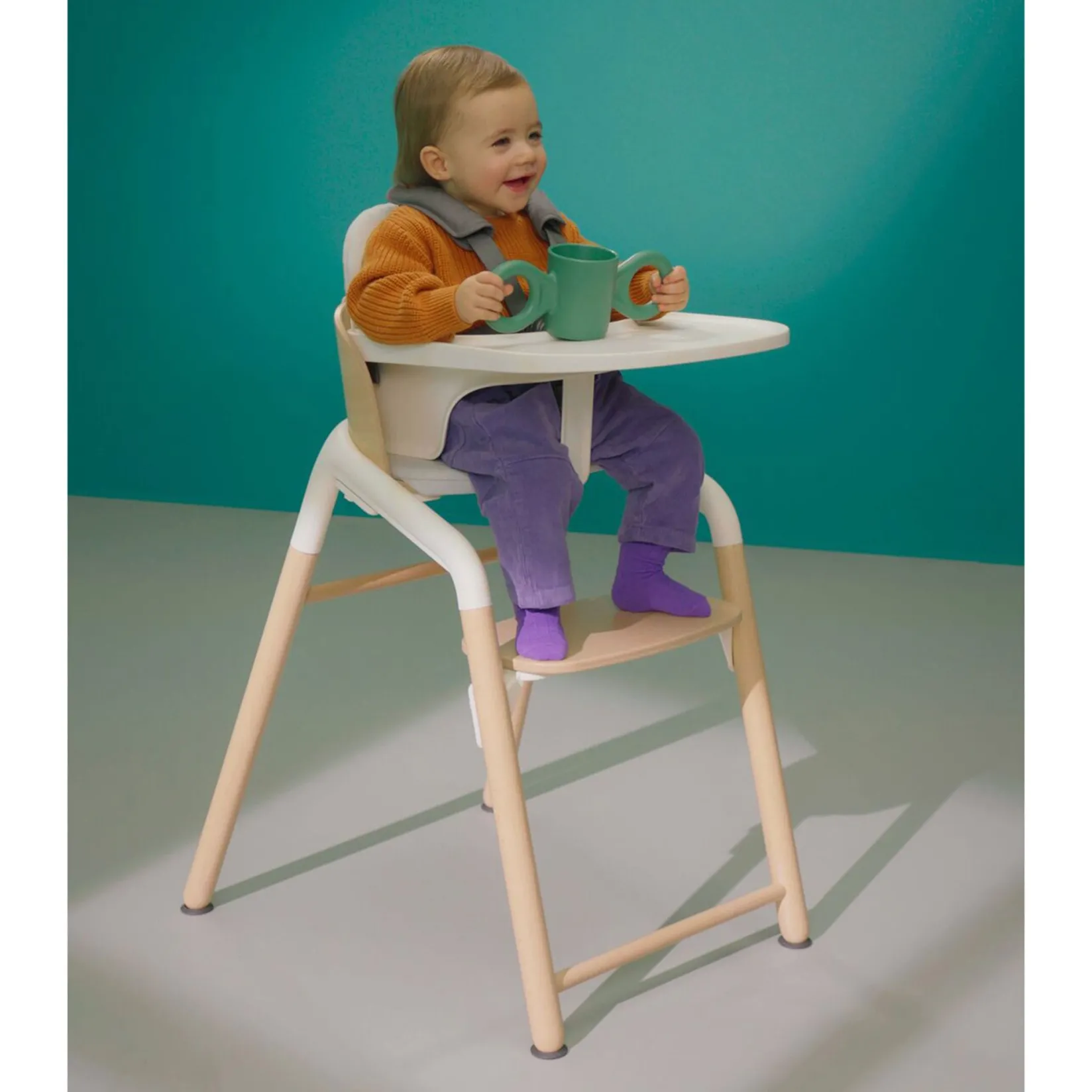 High Chairs & Booster Seats|High Chairs & Booster Seats>Bugaboo Giraffe Complete Nwood/white