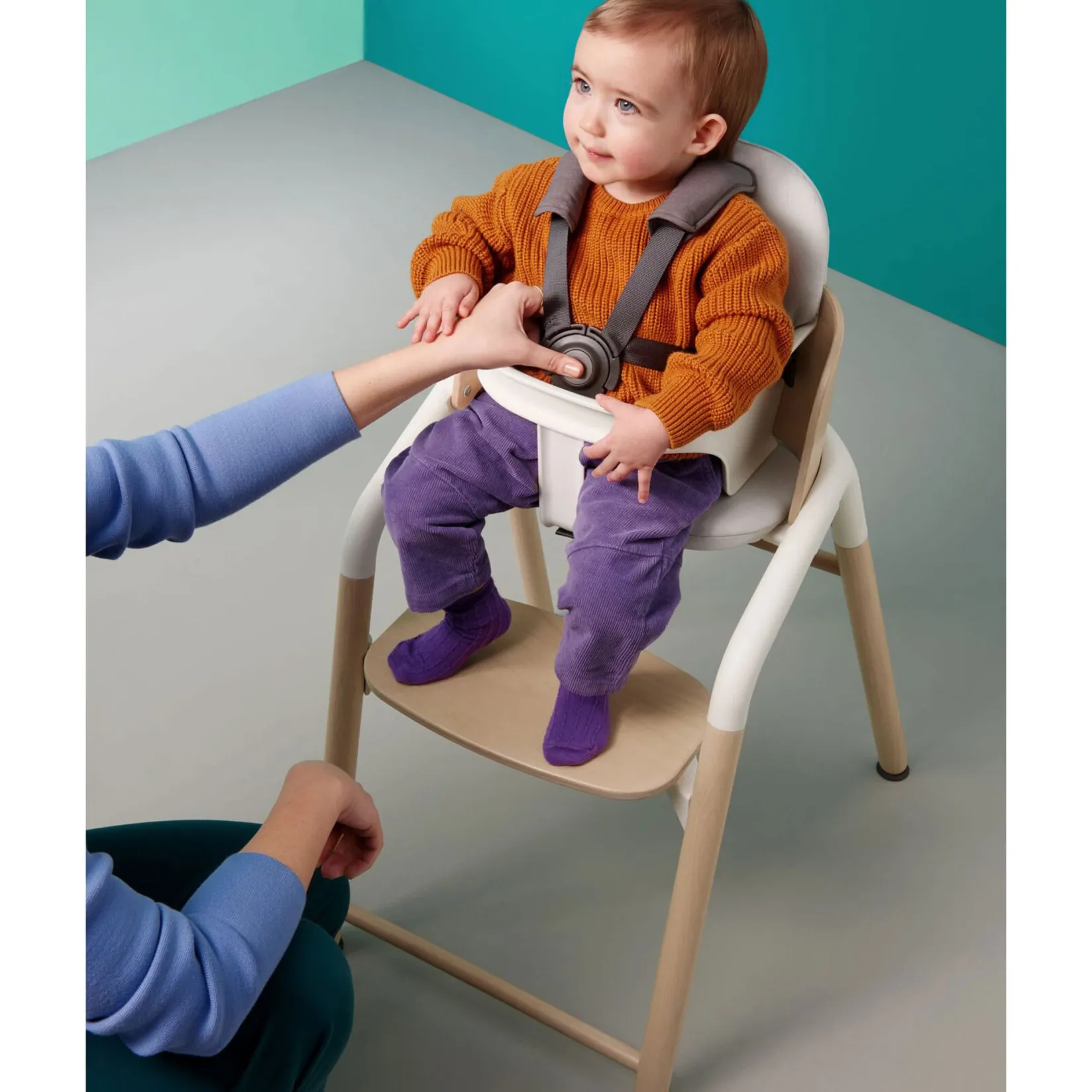 High Chairs & Booster Seats|High Chairs & Booster Seats>Bugaboo Giraffe Complete Nwood/white
