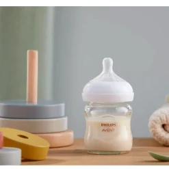 Sale Glass Baby Bottle (3) Natural 4oz Breastfeeding|Bottles & Nipples