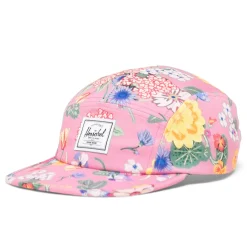 Hats & Caps>Herschel Supply Co Glendale Cap, 2-7y - Rose Paper Garden Strawberry Moon Pink