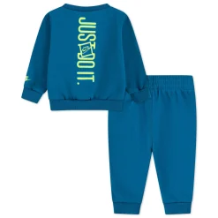 Outfit Sets>Nike Glow With Me Crew Set 12-24m Teal