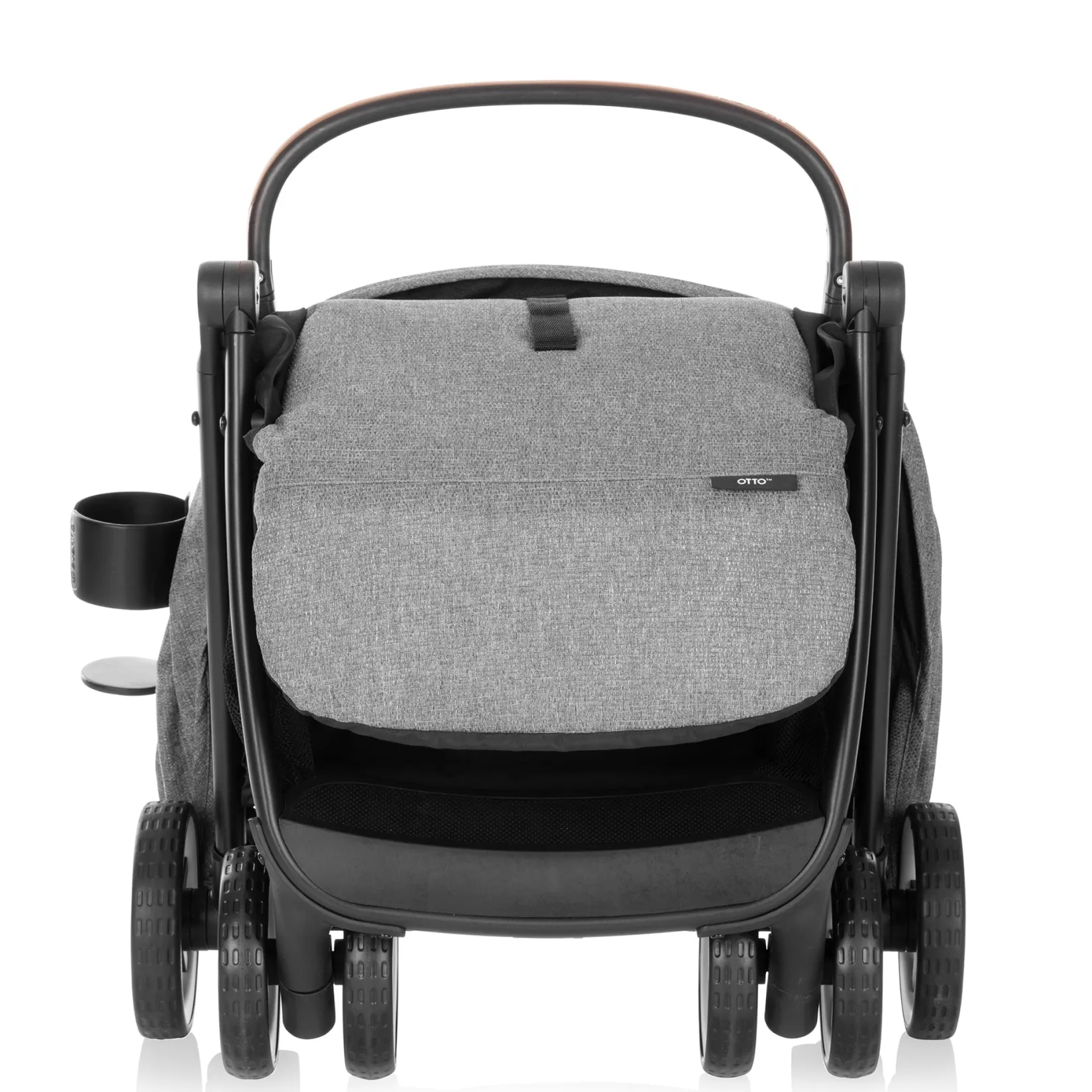 Strollers|Strollers & Trailers>Evenflo GOLD Otto Self-Folding Lightweight Travel Stroller - Moonstone Gray