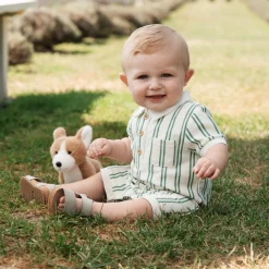 Outlet Golf Striped Romper 3-24m BOY Rompers & Jumpsuits