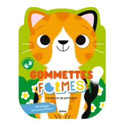 Baby 0-2 Years|Diy & Activities>Auzou Gommettes Formes - l'Aventure de Petit Chat