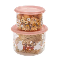 Snack Bags & Containers|Tableware>Sugarbooger Good Lunch® Snack Containers 2 Pieces - Lily The Lamb