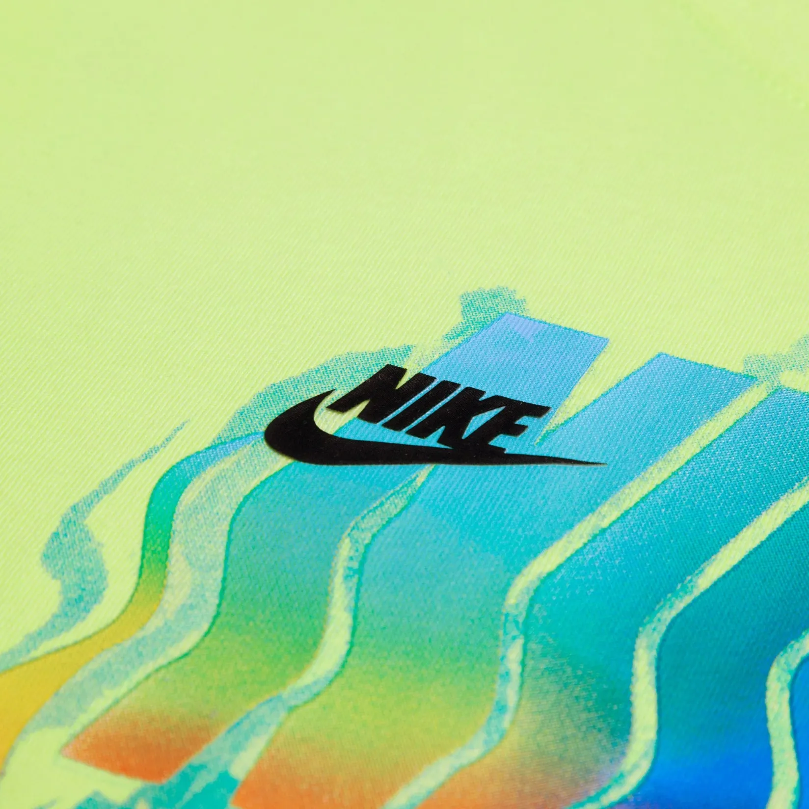 Sportswear|Tops>Nike Gradient Blur T-shirt 4-7y Lime