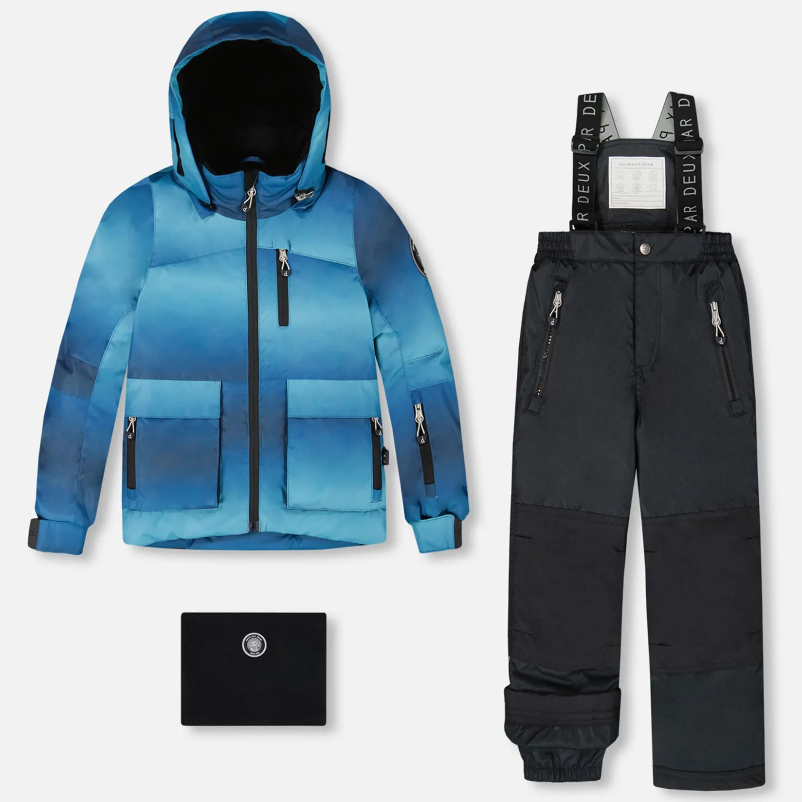 Outerwear|Snowsuits>Deux par Deux Gradient 2pces Snowsuits 2-6 Black