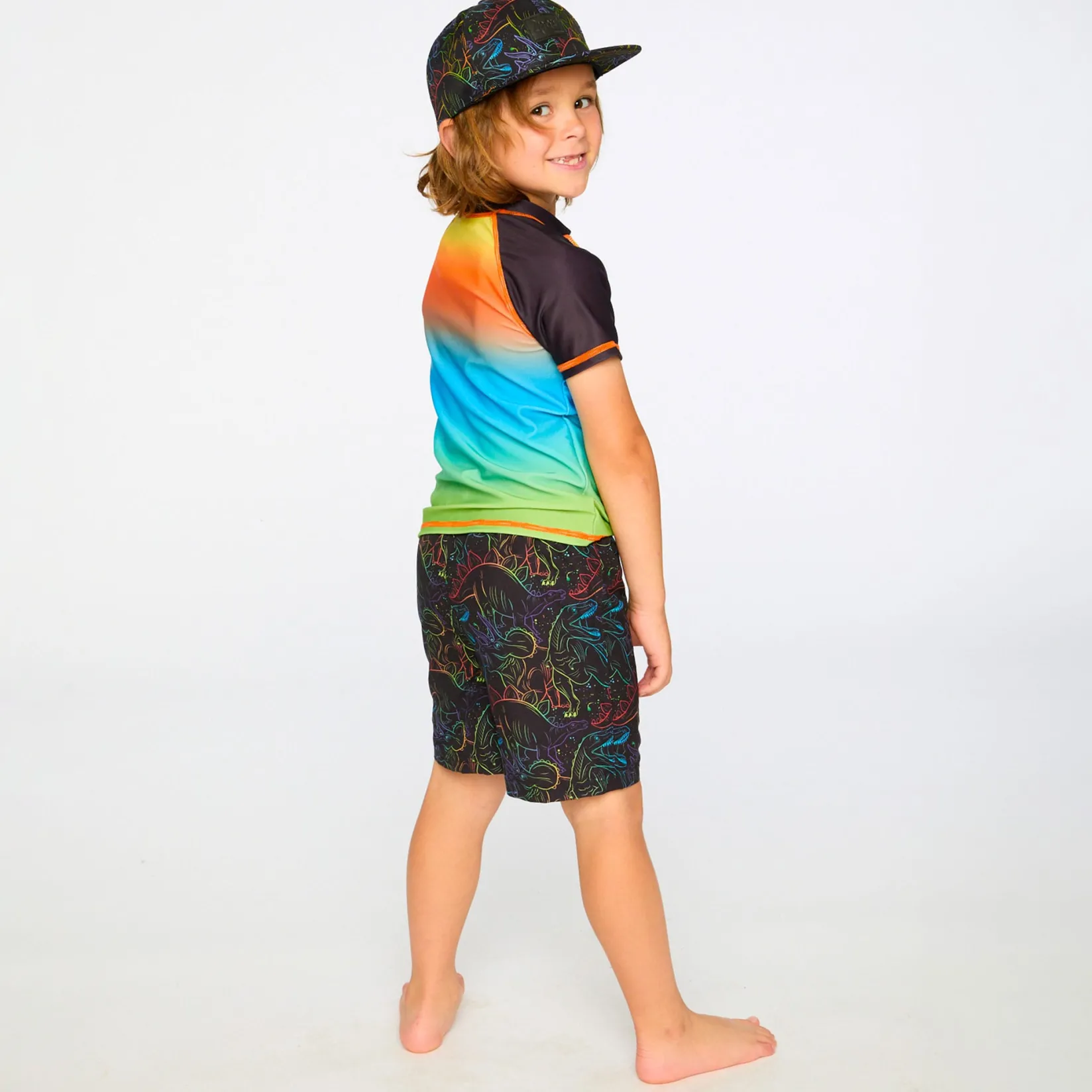 Outlet Gradient Rashguard 2-6 Kids/BOY Swimsuits
