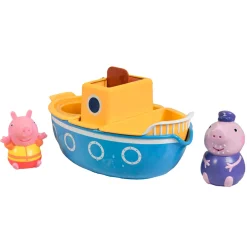 Clearance Grandpa Pig's Splash & Pour Boat Bath Toys|Bath Accessories