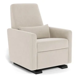 Gliders & Rocking Chairs|Gliders & Rocking Chairs>Monte Grano Rocking and Reclining Armchair - Dune / Espresso(In Stock)