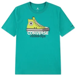 Tops>Converse Graphic Sneaker T-shirt 8-16y Green