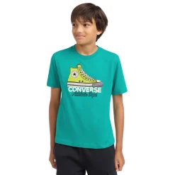 Tops>Converse Graphic Sneaker T-shirt 8-16y Green