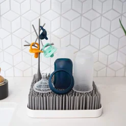 Online Grass Countertop Drying Rack - Grey Kids Cleaning & Food Preparation|Cleaning & Sterilizing