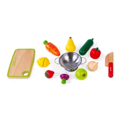 Clearance Green Market Fruit And Vegetable Maxi Set Kids Pretend Play & Imitation|Wooden Toys