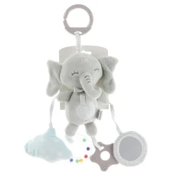 Outlet Grey Elephant Activity Stroller & Car Seat Toys|Developmental Toys