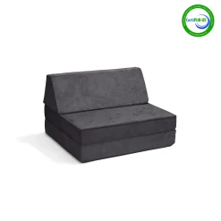Kid'S Tables & Chairs>Go Coconut Half Modular Sofa - Charcoal Chil