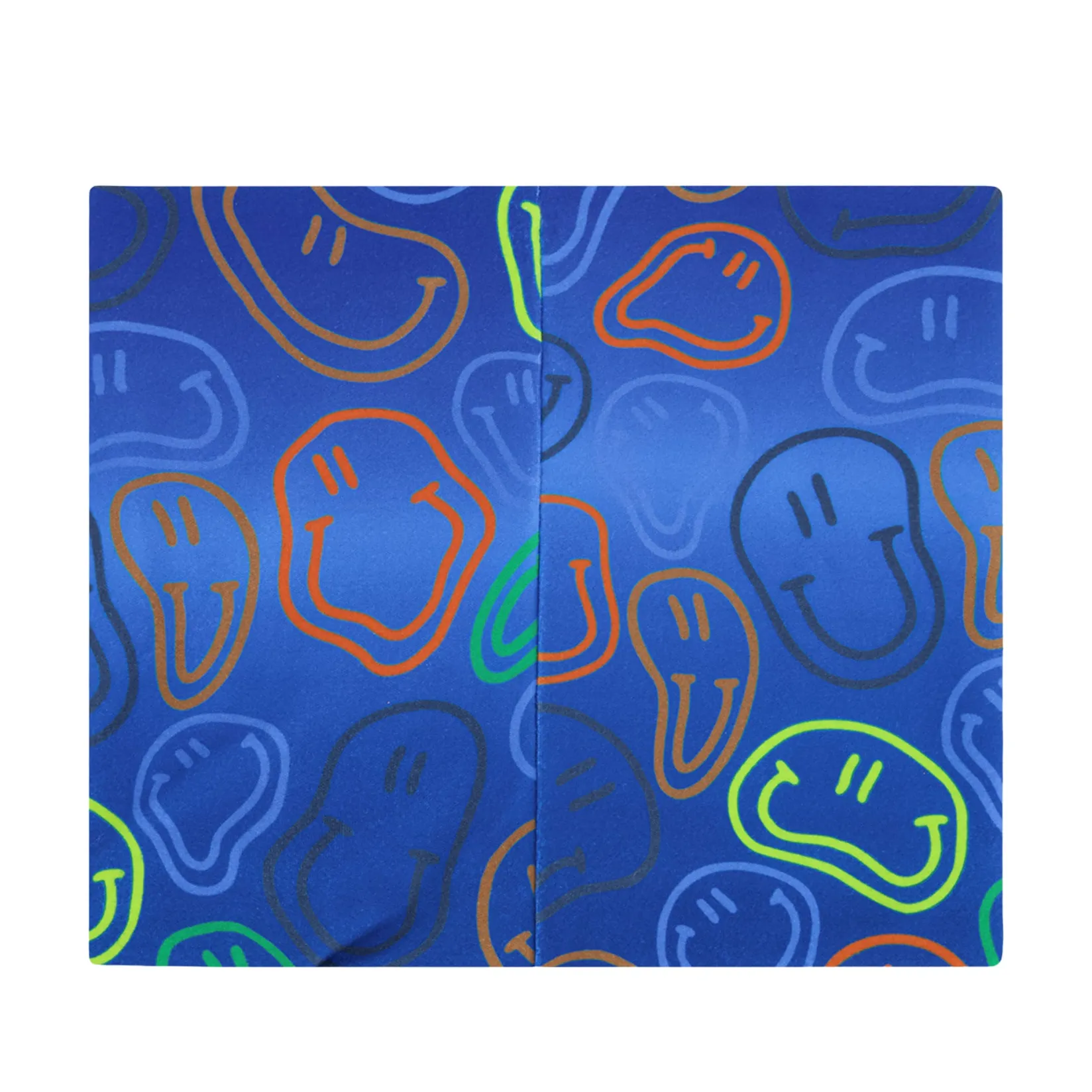 Neck Warmers And Scarves>Deux par Deux Happy Face Neck Warmer 2-14 Royal Blue