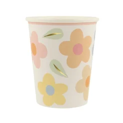 Party Supplies>Meri Meri Happy Flowers Cups (8)
