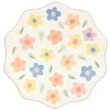 Clearance Happy Flowers Dinner Plates (8) Party Supplies